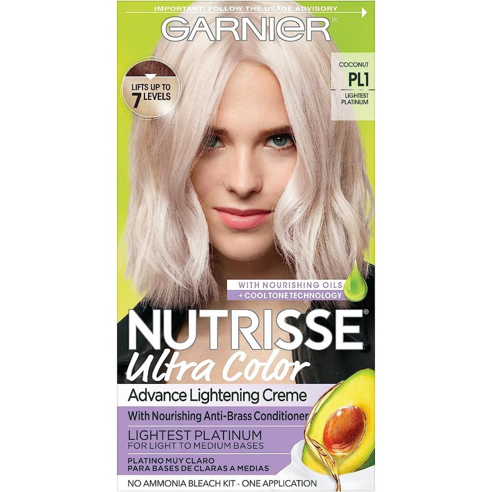 Garnier Coconut PL1 Lightest Platinum Nutrisse Ultra Hair Color